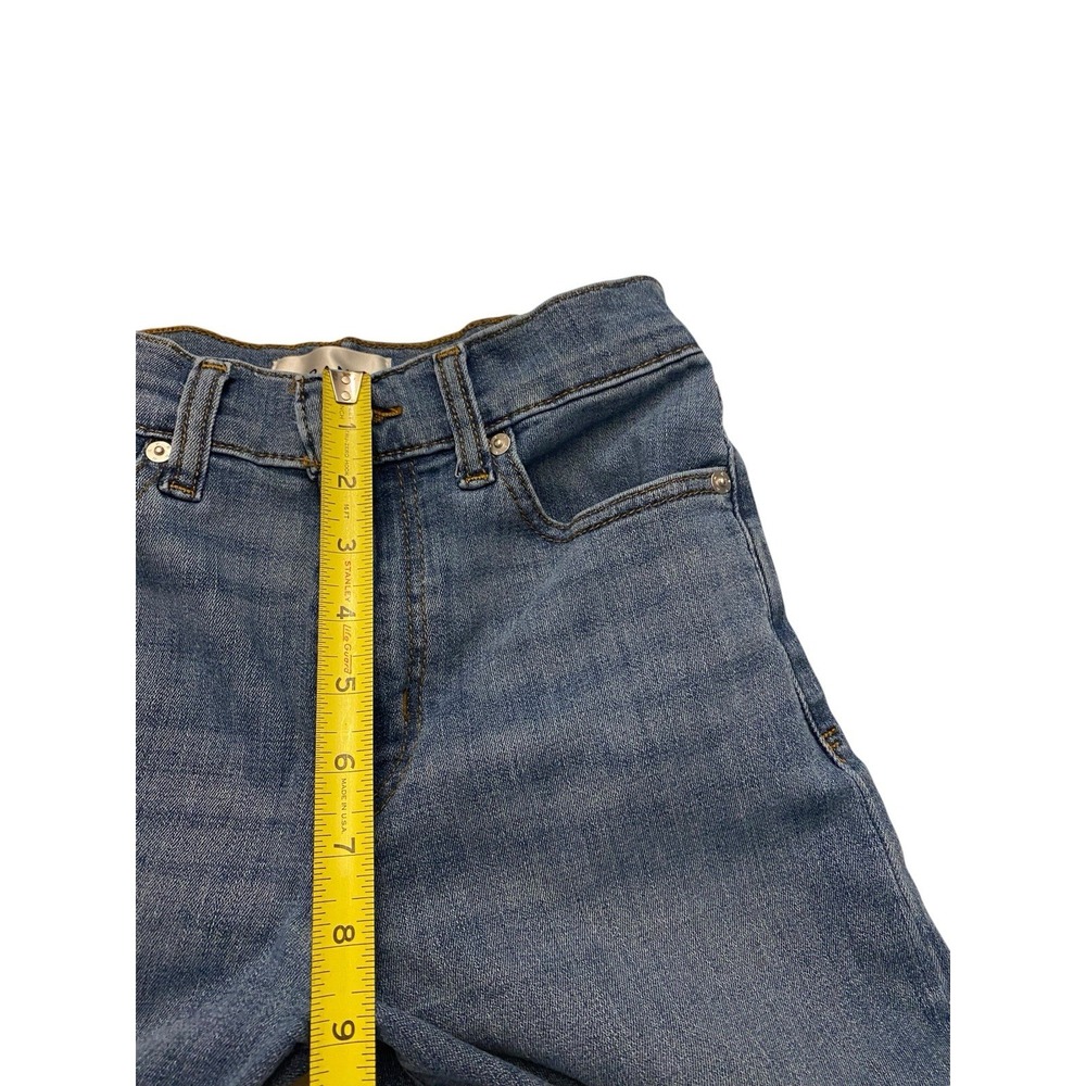 FRAME Luma High Rise Wide Leg Jeans Size 24 Medium Wash Stretch Denim - Picture 4 of 8